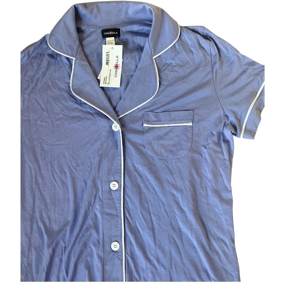 Cosabella Purple Lavender Pajama Set Pima Cotton NWT Size Small Petite - Picture 6 of 10